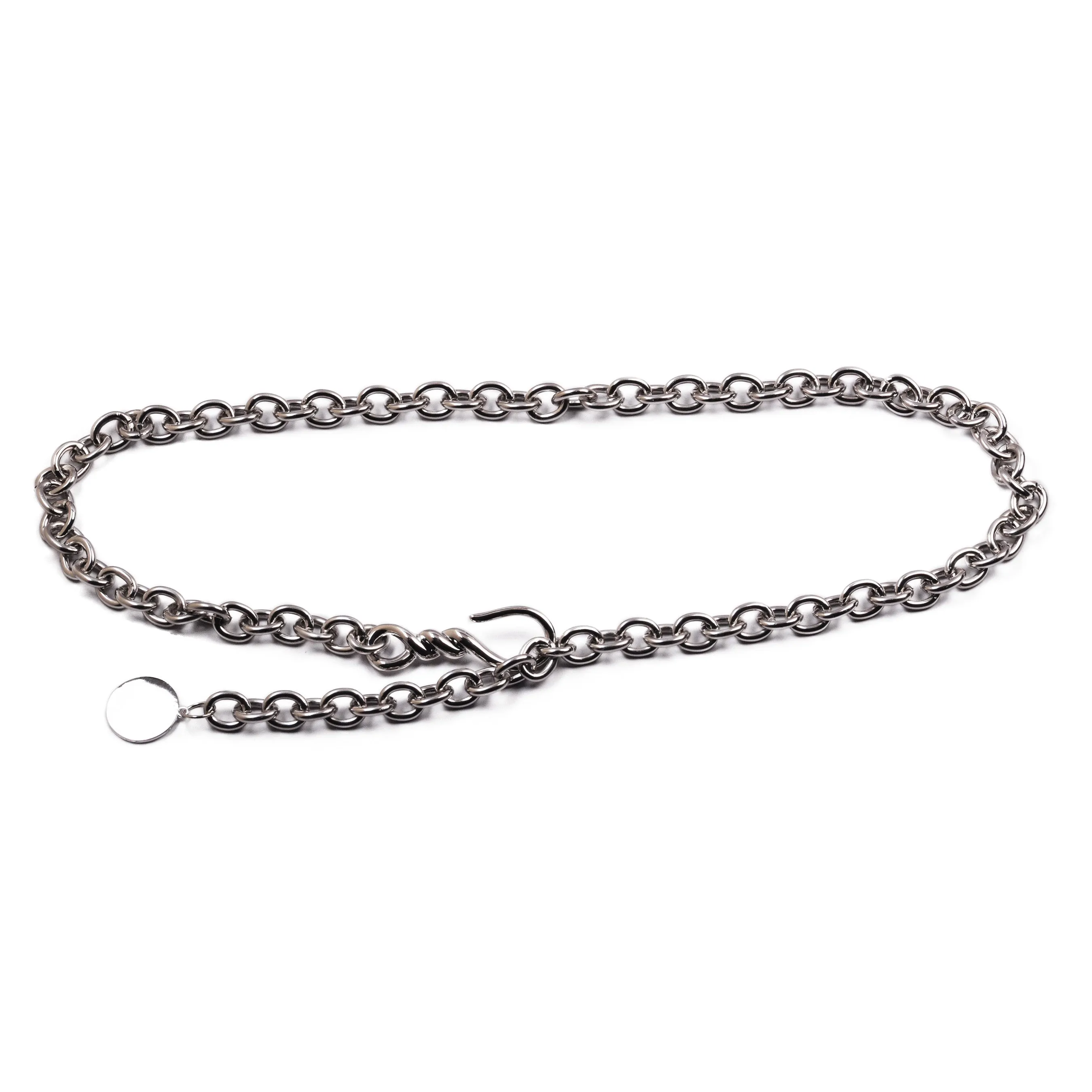 5119 - Chunky Chain Belt with Hook Buckle