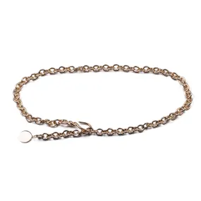 5119 - Chunky Chain Belt with Hook Buckle