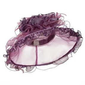 Animal Print Organza Hat