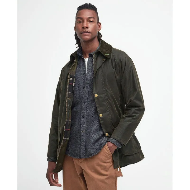 Barbour 40th Anniversary Beaufort Mens Wax Jacket - SPECIAL EDITION - Olive