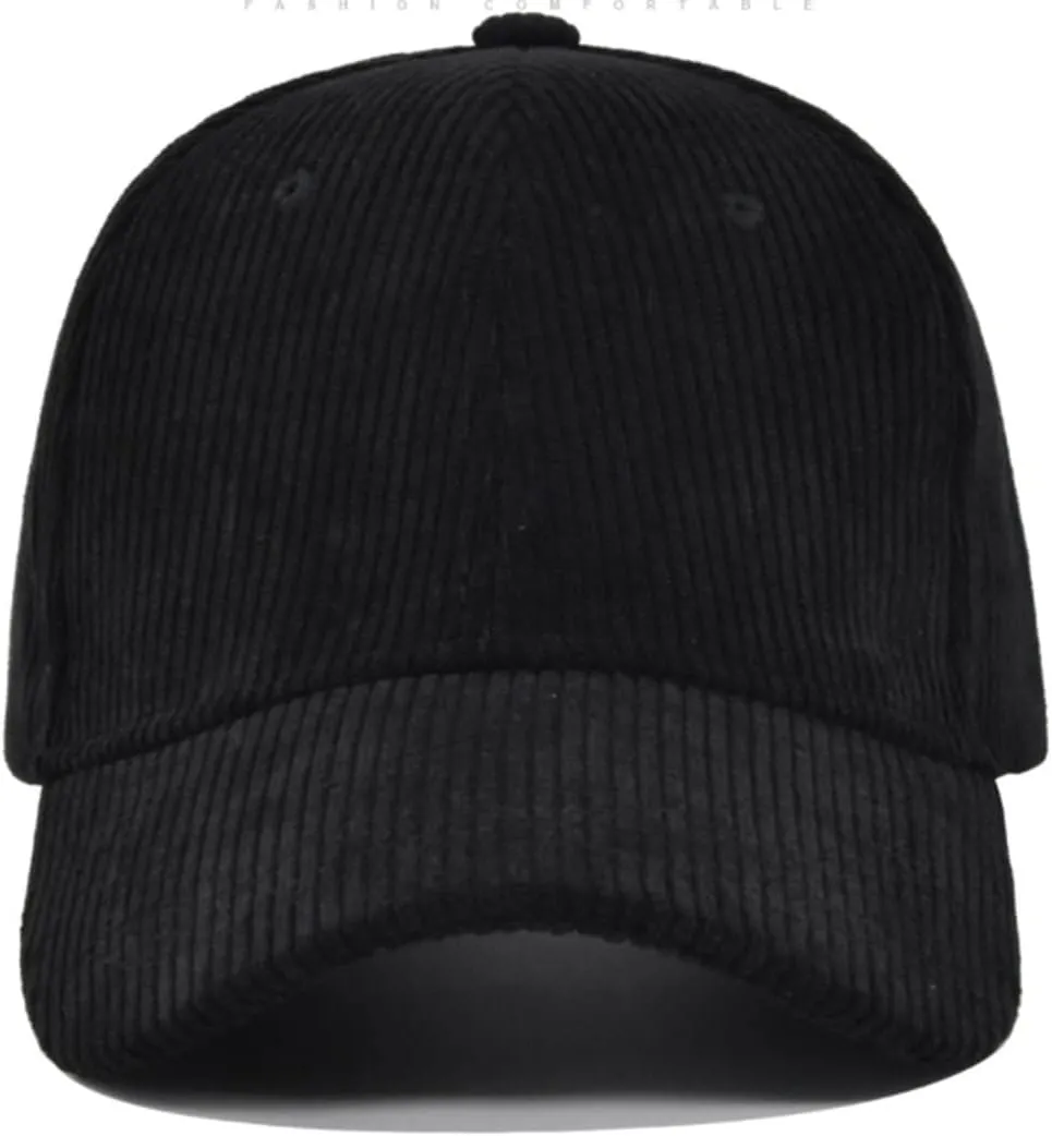 Baseball Cap for Women Y2k Fishing Trucker Hat Winter Strapback Corduroy Unisex 2024