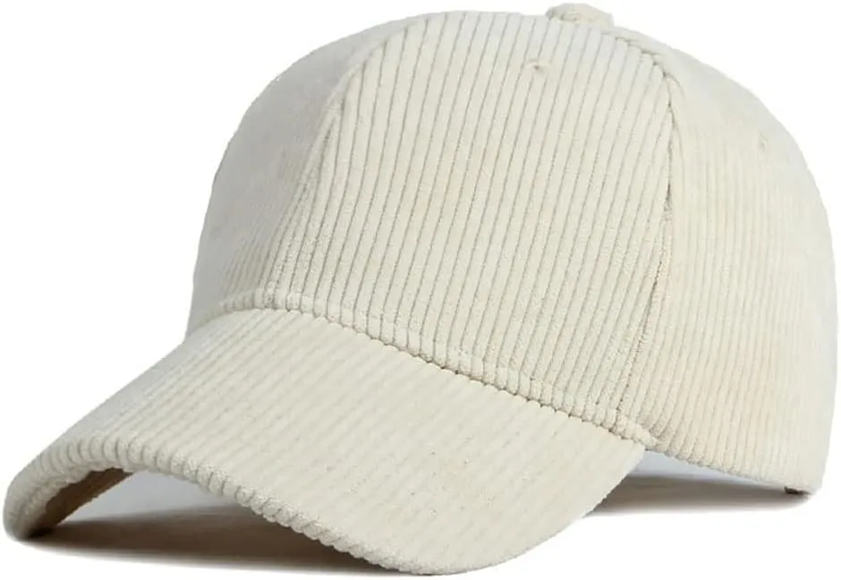 Baseball Cap for Women Y2k Fishing Trucker Hat Winter Strapback Corduroy Unisex 2024