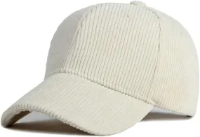 Baseball Cap for Women Y2k Fishing Trucker Hat Winter Strapback Corduroy Unisex 2024
