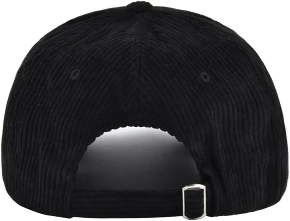 Baseball Cap for Women Y2k Fishing Trucker Hat Winter Strapback Corduroy Unisex 2024