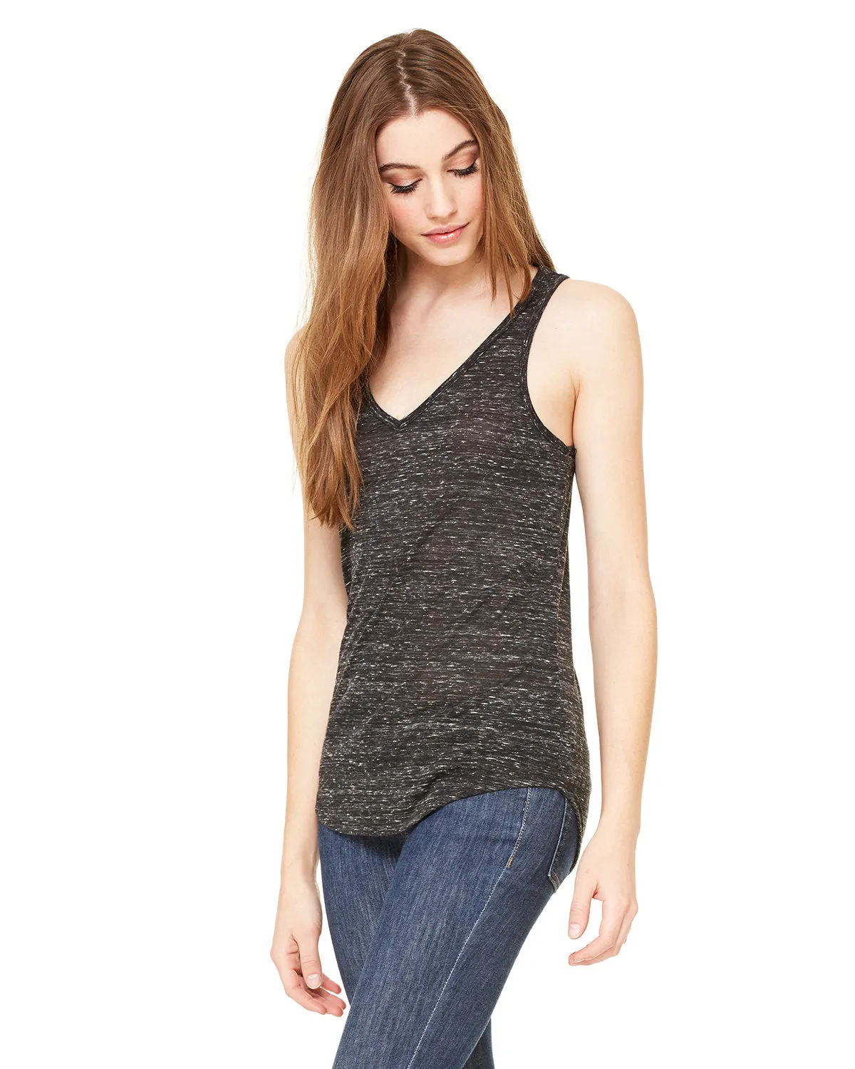 Bella   Canvas B8805 Ladies' Flowy V-Neck Tank