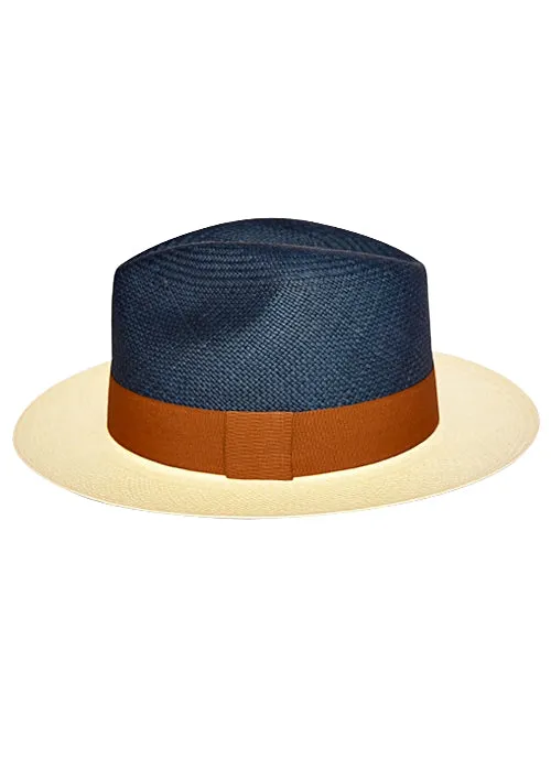 Bicolor Cuban Panama Hat - Fedora Cuban Hat Enterprise