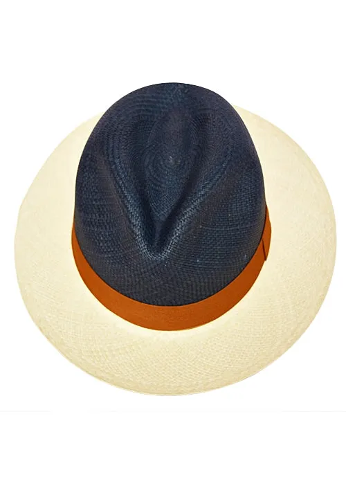 Bicolor Cuban Panama Hat - Fedora Cuban Hat Enterprise
