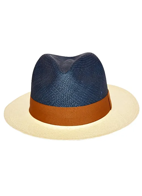 Bicolor Cuban Panama Hat - Fedora Cuban Hat Enterprise