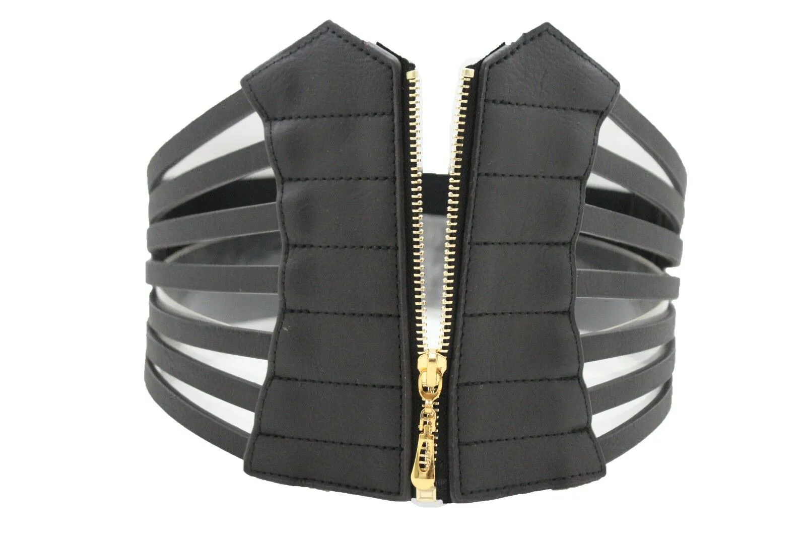 Black Women Corset Fashion Belt Elastic Wide Stretch Waistband Hip High Waist S
