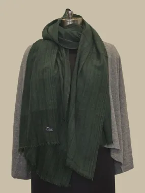 Bottle Green Woollen Scarf
