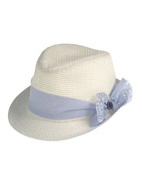 Boy's Hat with Floral bow - BASILE