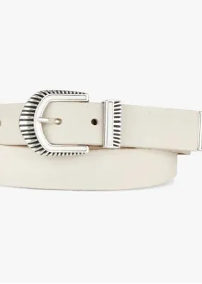 Brave Leather Mylah Pebbled Nappa Belt