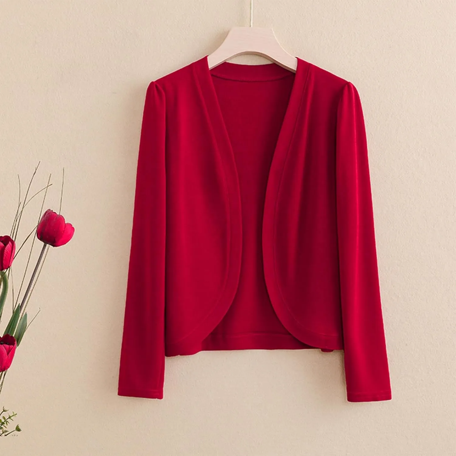 Cardigan Sweaters for Women Lightweight Casual Open Front Rib Knit Cardigan Plus Size Long Sleeve Soft Sweater