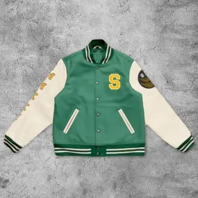 Casual eagle rugby baseball jacket