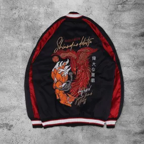 Casual phoenix nine tail fox jacket