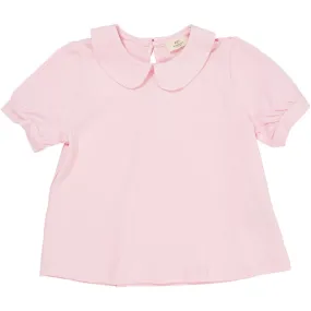 COPENHAGEN COLORS Ballerina Solid Blouse W. Collar