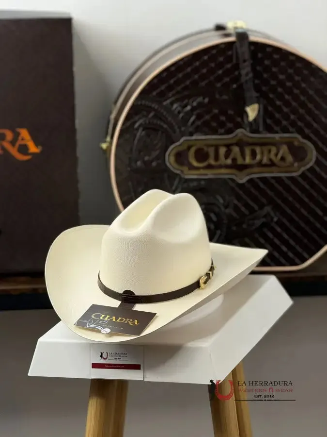 CUADRA 5000X KING IVORY ALLIGATOR STRAW HAT