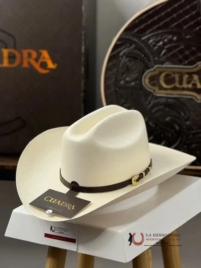 CUADRA 5000X KING IVORY ALLIGATOR STRAW HAT