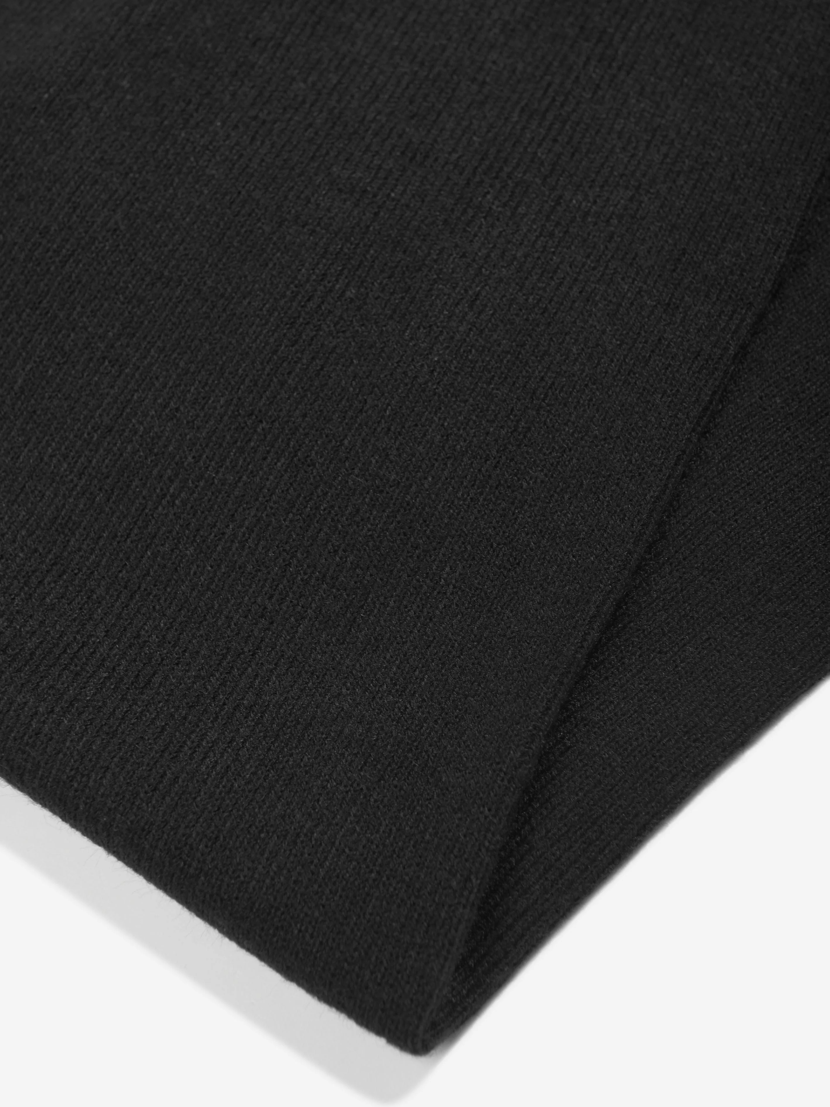 EA7 Emporio Armani Kids Logo Scarf in Black