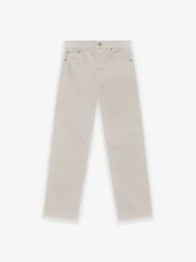 Fear of God Essentials Relaxed 5 Pocket Jeans in Silver Cloud