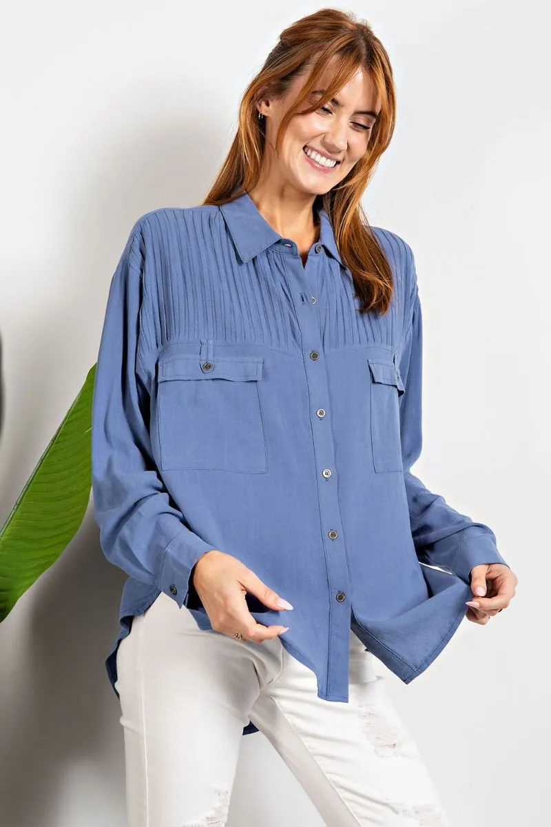Flowy Button Down Shirt