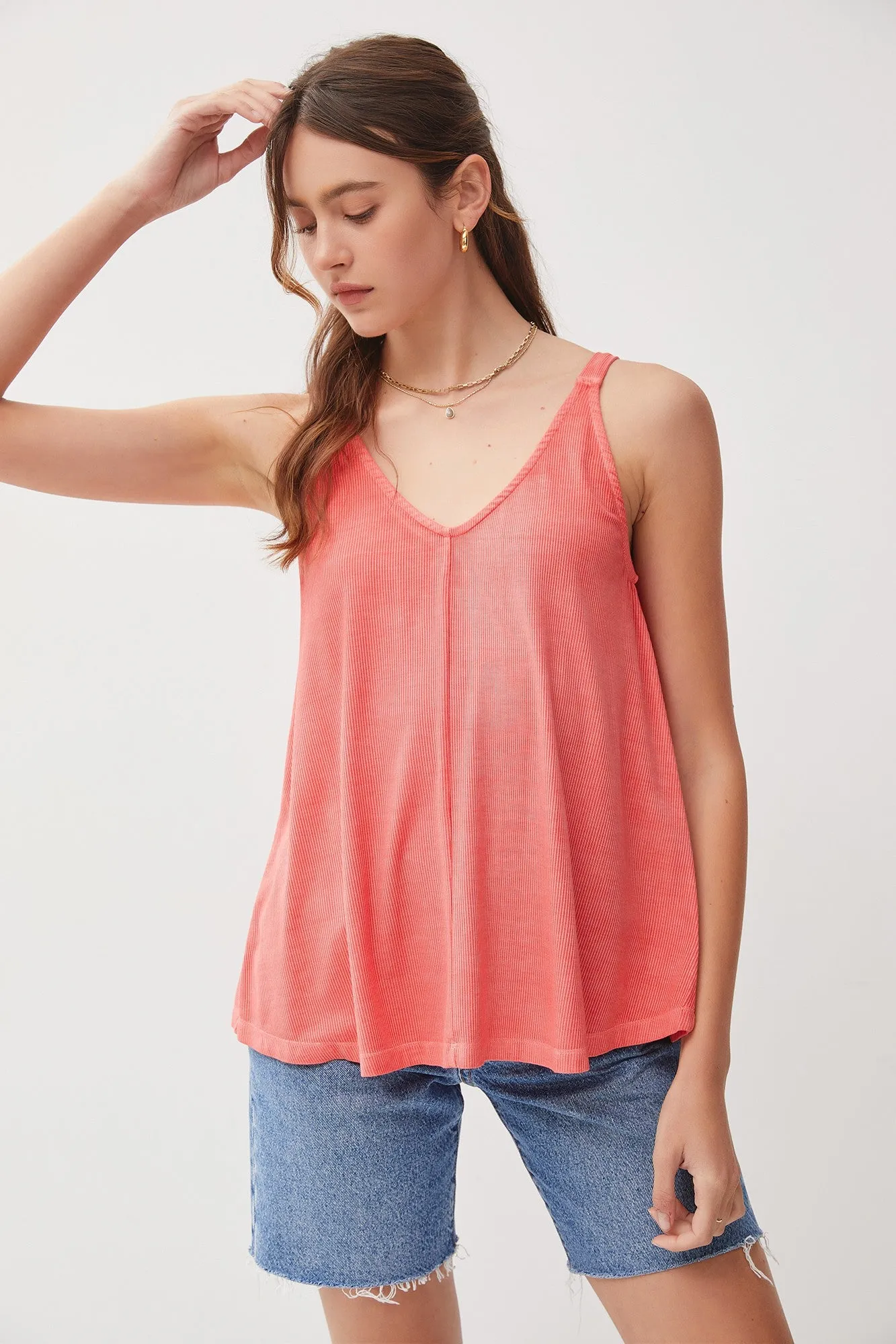 Flowy V-Neck Tank Top
