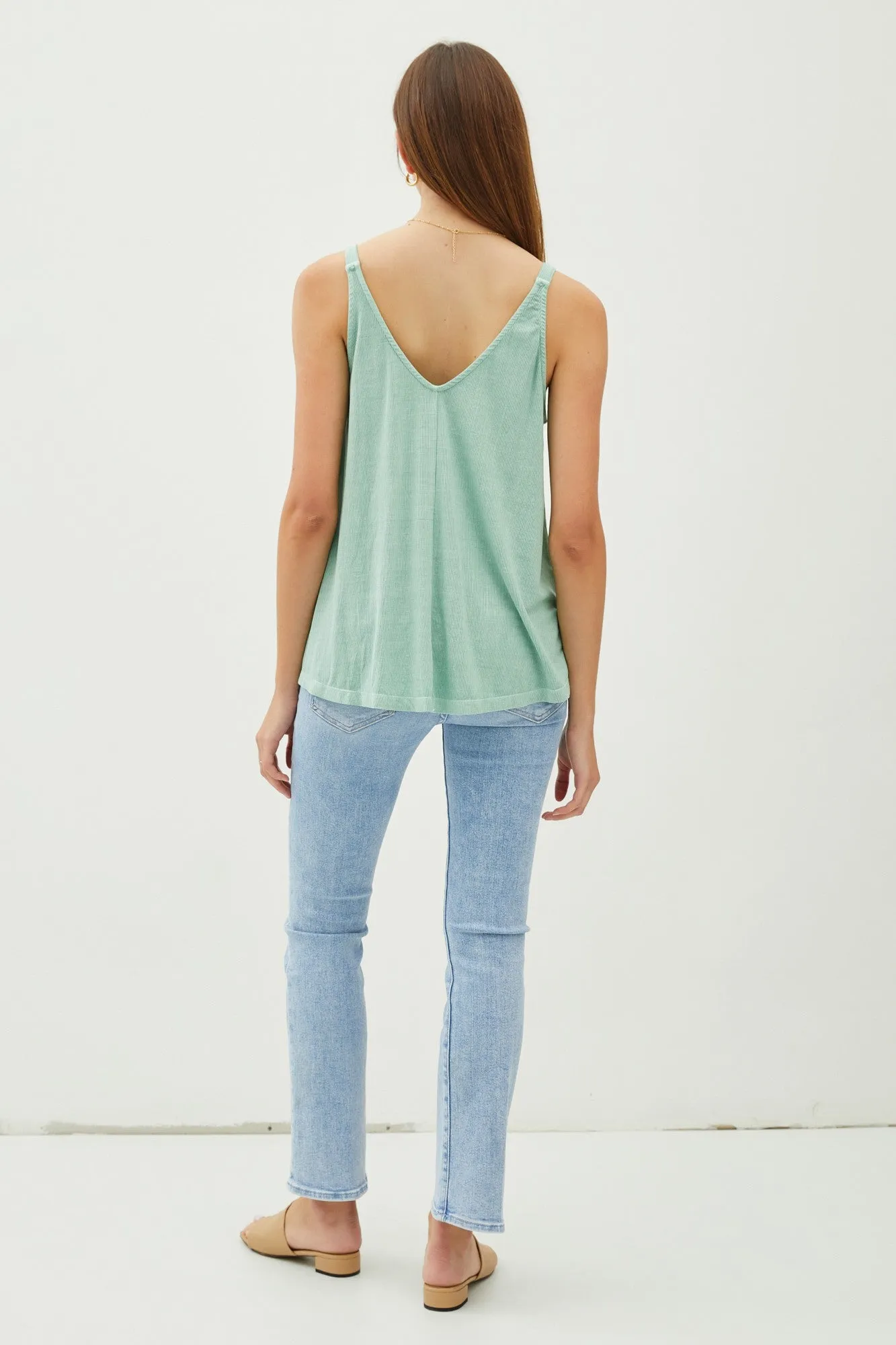 Flowy V-Neck Tank Top