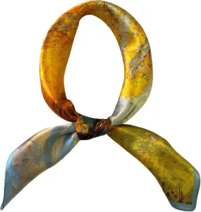 FONYVE 100% Mulberry Silk Scarf for Hair - 27" Square Head Scarf for Women - Lightweight Neck Scarf with Gift Packed