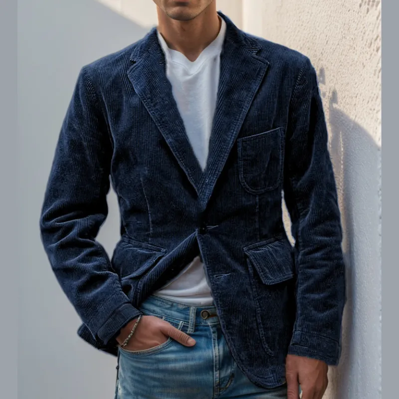 Frank Hardy Corduroy Casual Suit Jacket