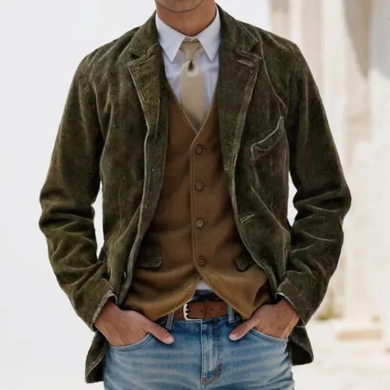 Frank Hardy Corduroy Casual Suit Jacket