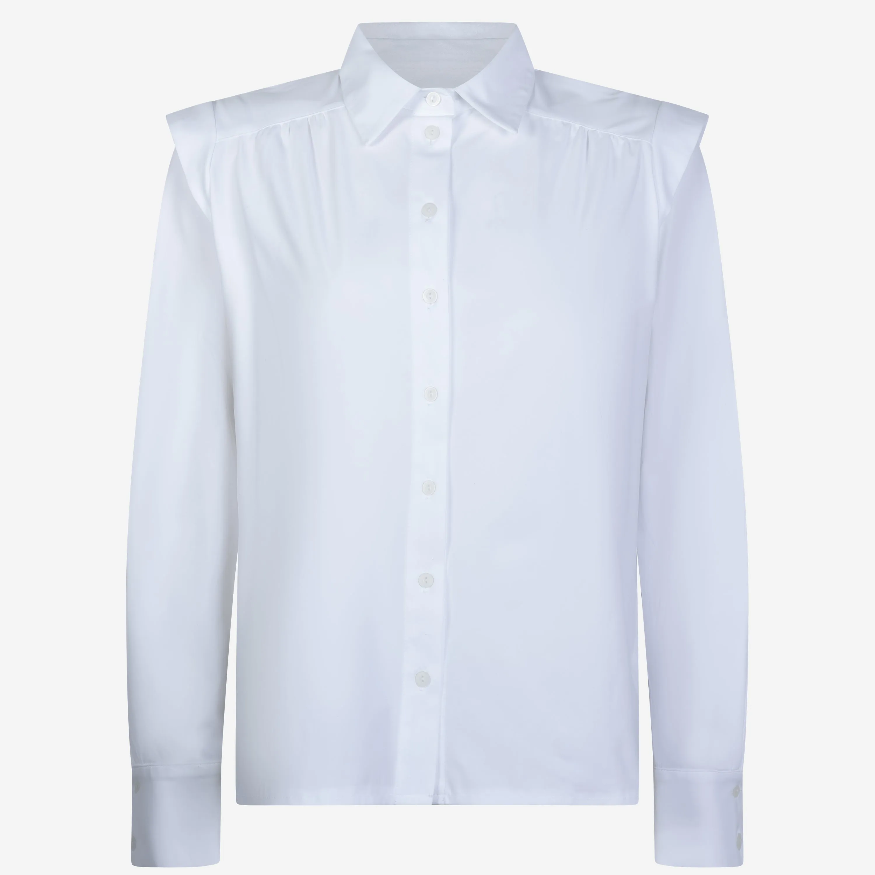 Hanna Blouse Technical Jersey | White