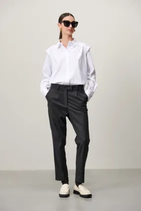 Hanna Blouse Technical Jersey | White