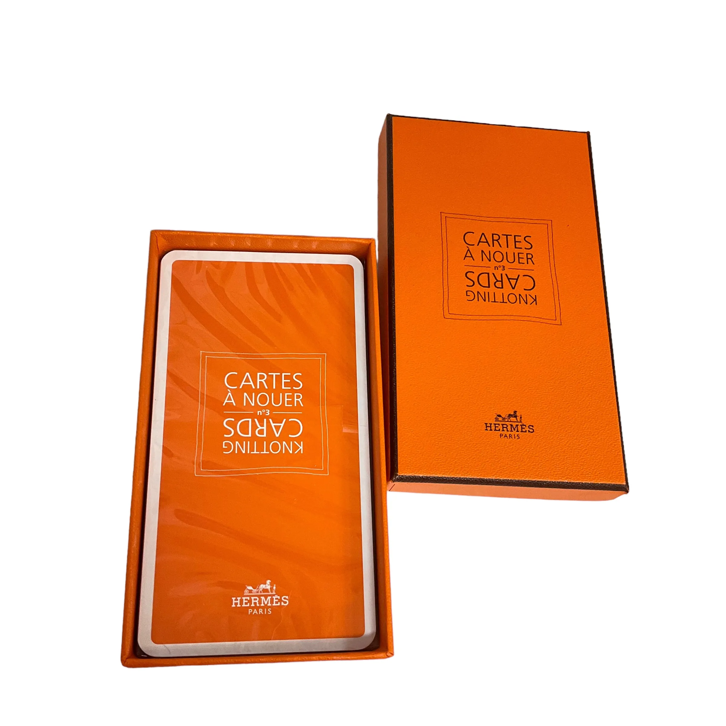 Hermes Scarf Knotting Cards. New/Never Opened.