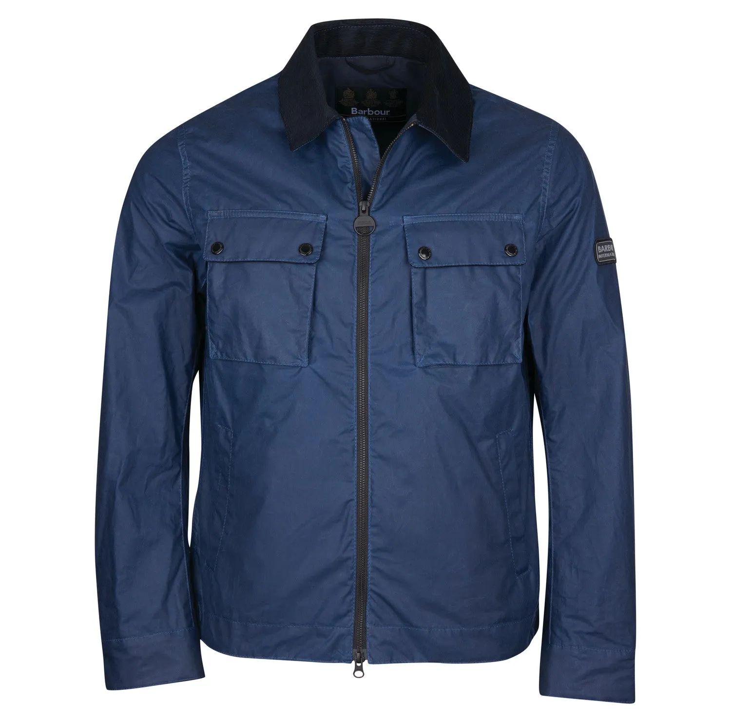 ID50066-Barbour Intl Blue Baffins Wax