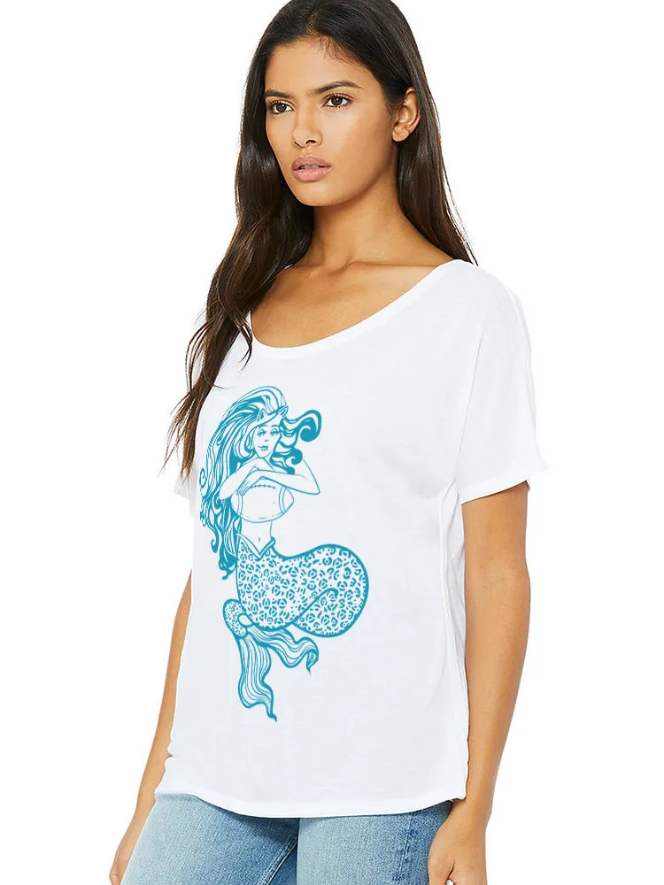JAGS MERMAID WHITE FLOWY TEE