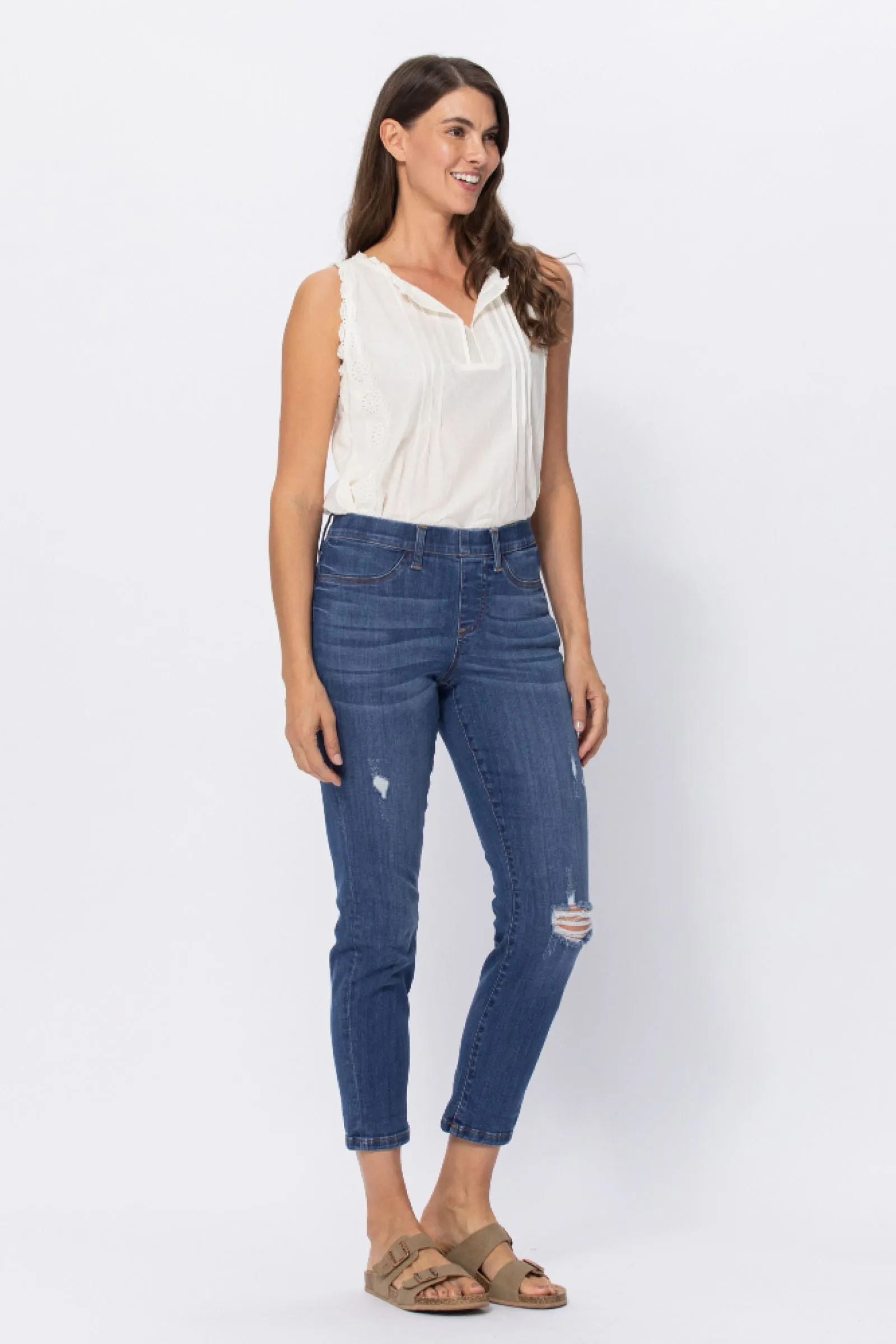 Judy Blue Pull-On Boyfriend