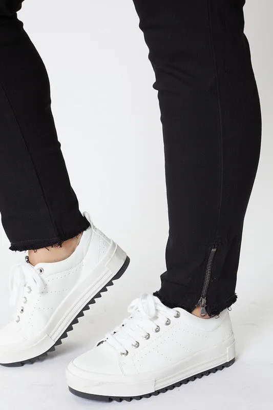 Kancan Plus Size Skinny Jeans - Black