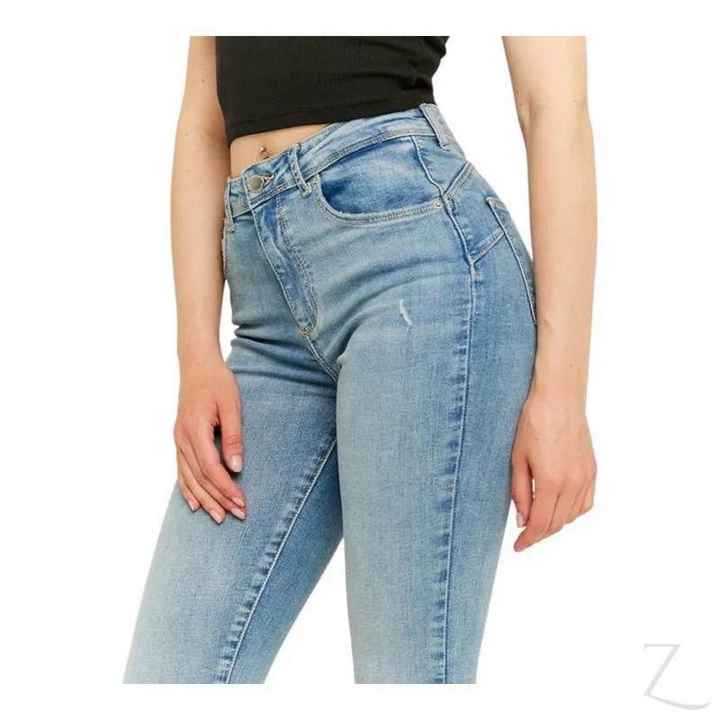 Ladies Super Stretchy Super Skinny Super Strong Denim Jeans | Detailed | "Khumba"