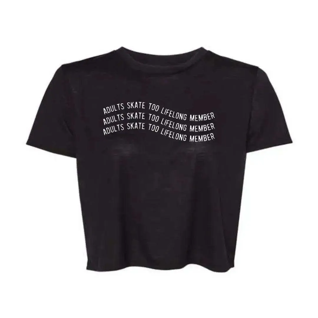 Lifelong Member Flowy Crop Tee
