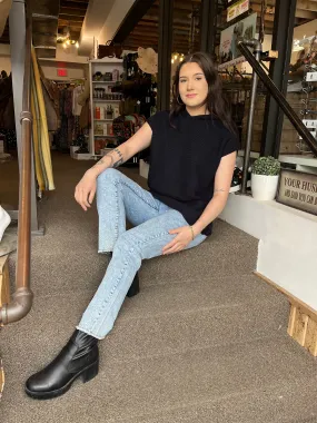 Light Wash Bedazzled Jeans (Only 1 XXL Left!)