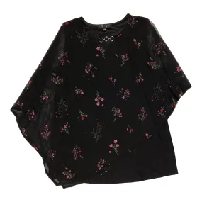 lily morgan Women's Round Neck Ring Detail Blouse