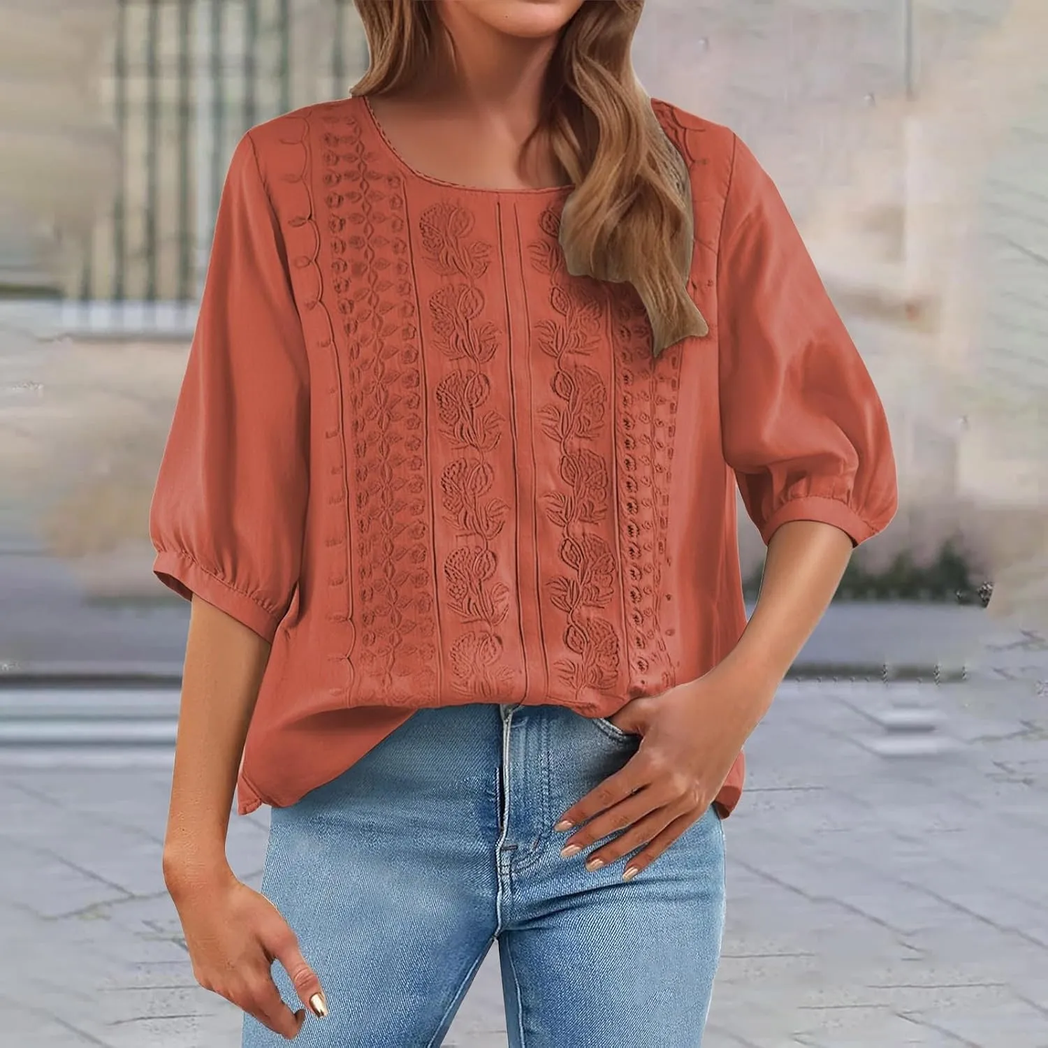 Linen Shirts for Women Summer Trendy Boho Vacation Casual Going Out Tops 2025 Breathable Plus Size Lightweight Blouses