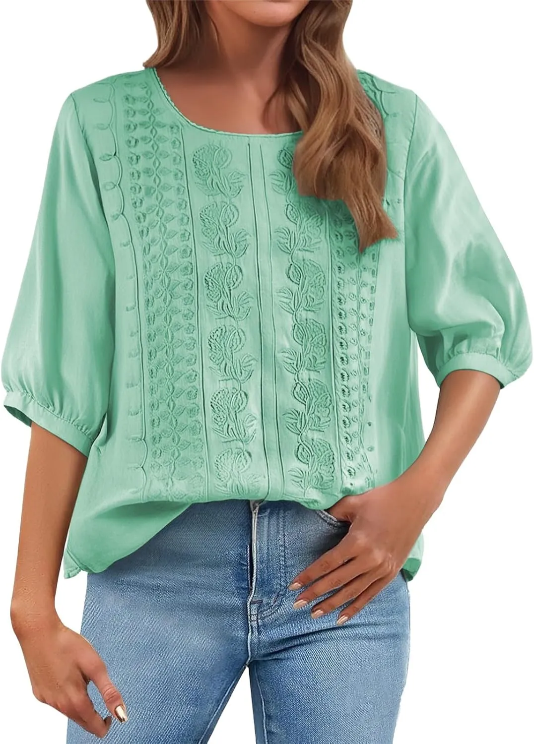 Linen Shirts for Women Summer Trendy Boho Vacation Casual Going Out Tops 2025 Breathable Plus Size Lightweight Blouses