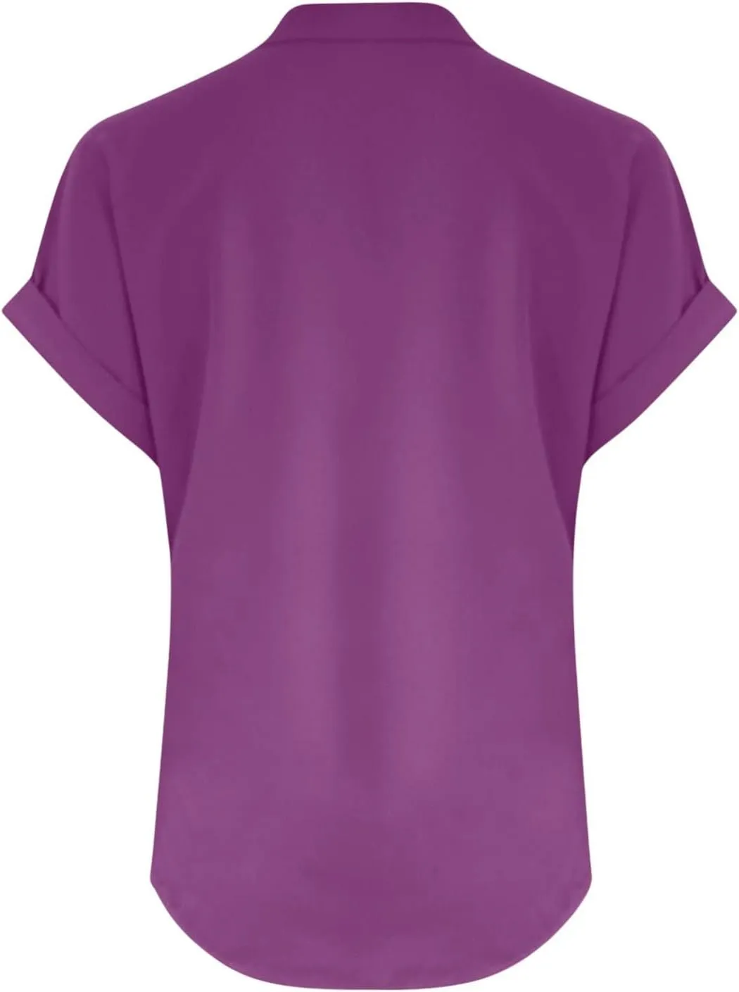 Linen Shirts for Women Trendy Casual Short Sleeve V Neck Shirts Plus Size Loose Summer Breathable Cozy Solid Blouse