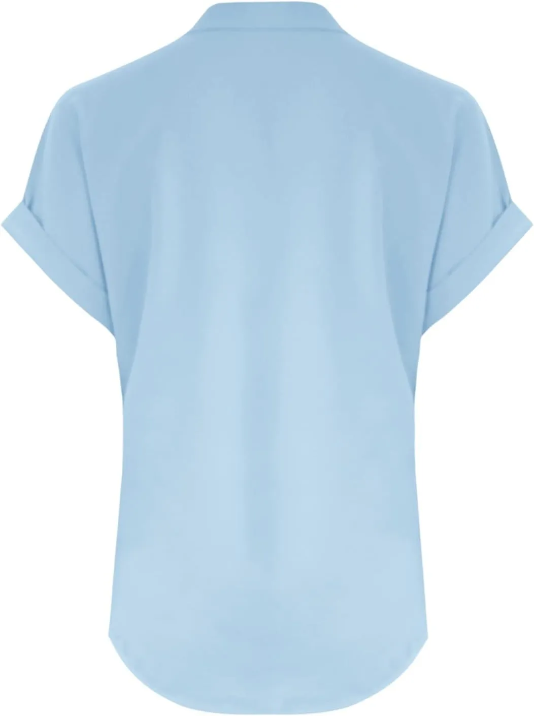 Linen Shirts for Women Trendy Casual Short Sleeve V Neck Shirts Plus Size Loose Summer Breathable Cozy Solid Blouse