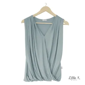 Little K Kate Nursing Blouse Seafoam