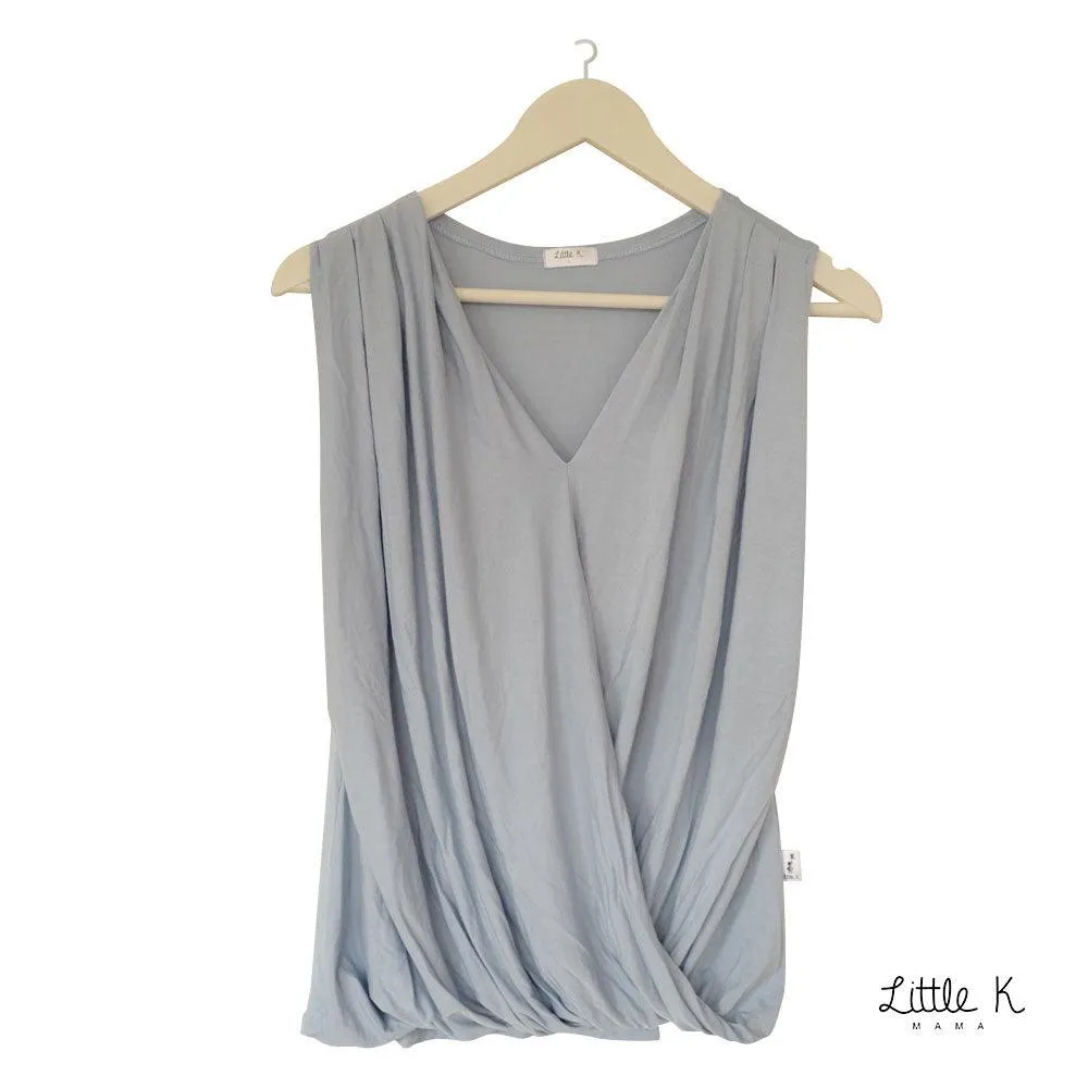 Little K Kate Nursing Blouse Seafoam