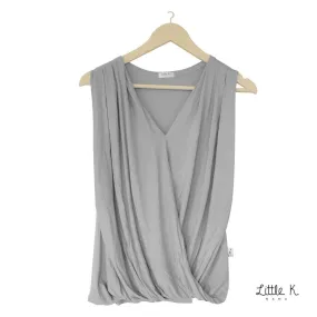 Little K Kate Nursing Blouse Stone Grey