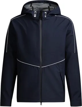 Mens Rain Jacket Waterproof Raincoat with Hooded Lightweight Windbreaker Soft Shell Hiking Coat for Travel