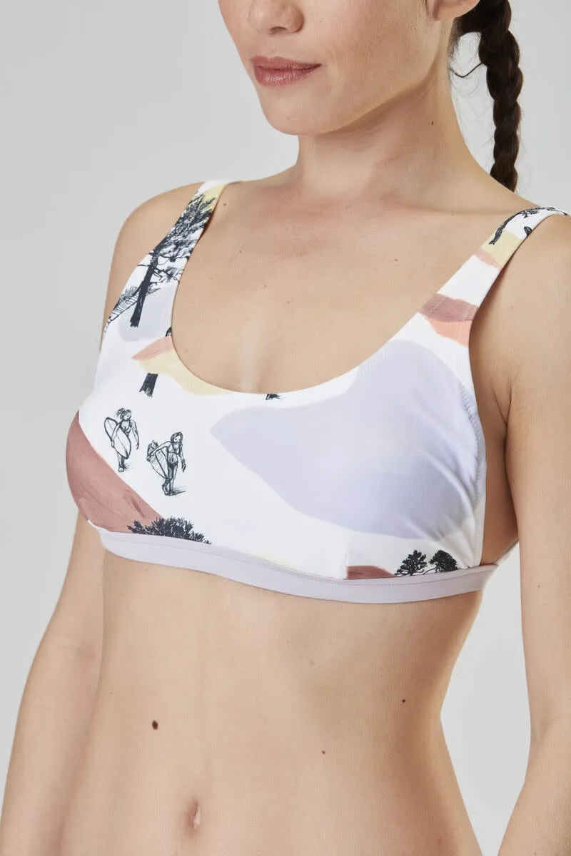 Picture Organic Clothing Women&#x27;s Clove Print Bralette Top Pyla | Buy Picture Organic Clothing Women&#x27;s Clove Print Bralette Top Pyla here | Outnorth